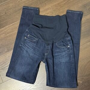 AG Jeans Adriano Goldschmied Maternity Skinny Jeans Dark Full Belly Band 29